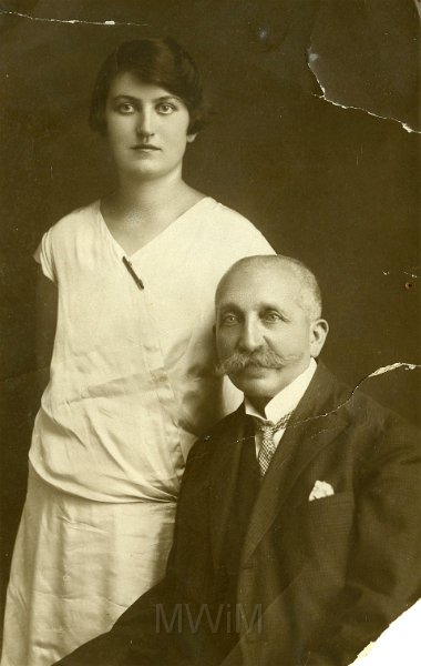 KKE 3973.jpg - Jadwiga Luderowa-Świrska z księciem Giedroyciem, Wilno, 1930 r.